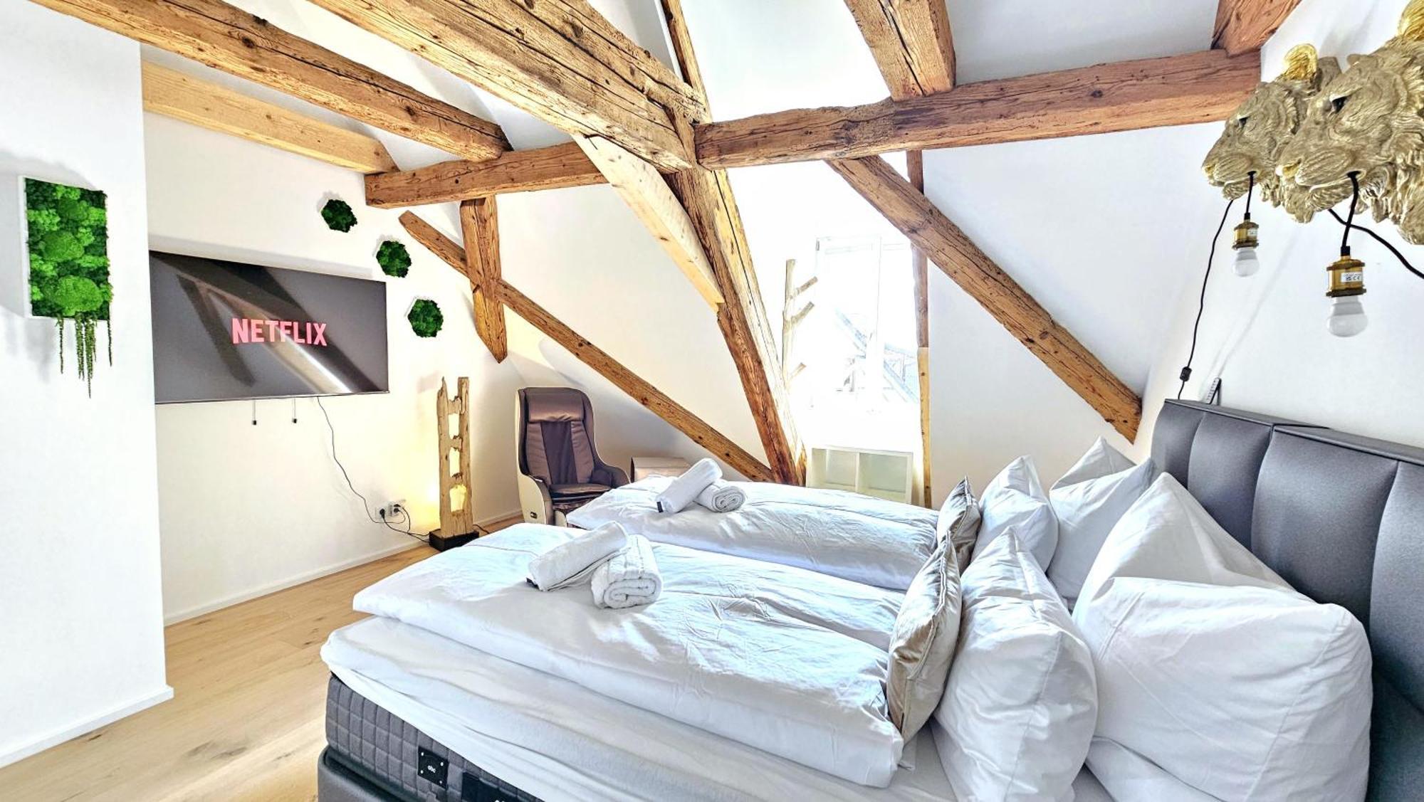 Wood World Luxury - Massage - Bergblick - Tranpolin- Parken Apartment Markdorf Exterior foto